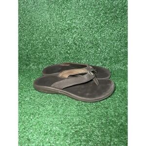 Olukai Sandals Womens Size 8 Ohana Flip Flops Brown Beach Thong Comfort Slides